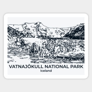Vatnajökull National Park - Iceland Magnet
